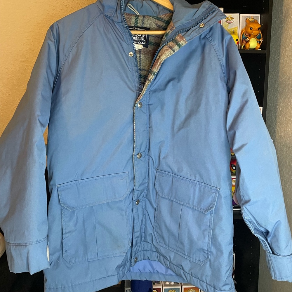 Vintage Woolrich Jacket Blue Size medium women’s flannel liner
